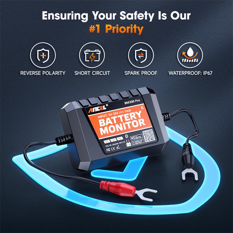 

ANCEL BM300PRO Multi-Voltage Car Battery Analyzer & Charging System Test Tool