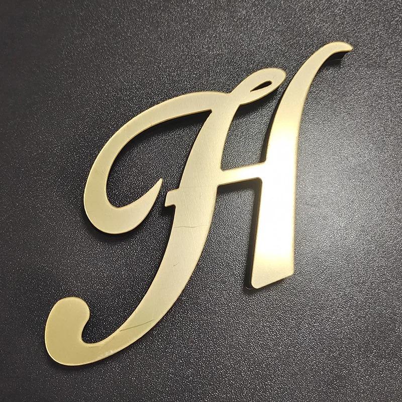 10cm/3.93in Fashionable Italicized English Letter Wall Stickers Modern Home Background Wall Decoration Stickers Creative DIY Wal