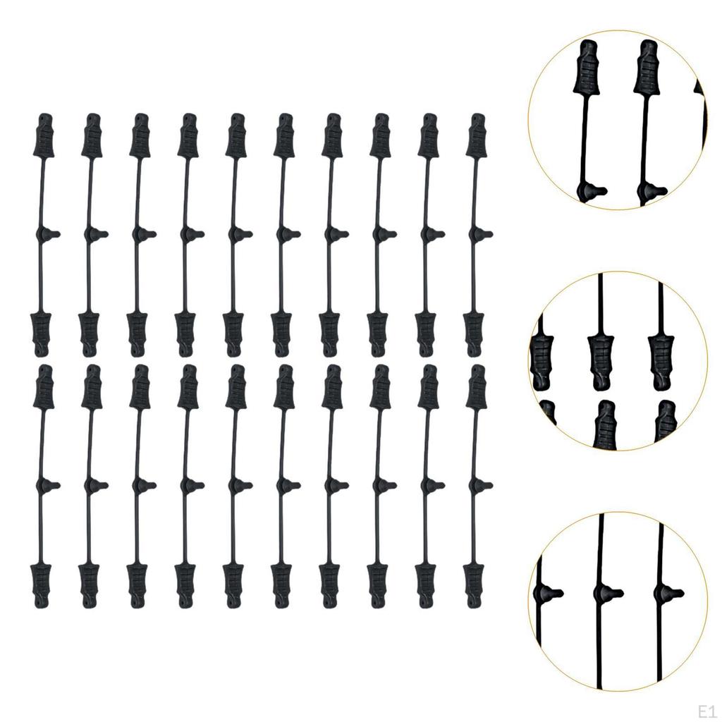 RC Car Body Clip Retainer Rubber Pull Tabs Replacement Parts