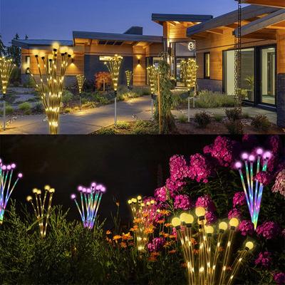 Solar LED Light Garden Decor Firework Fireflies Lights Christmas Decoration Outdoor