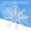 1.2*20mm R Type Cotter Pin Clips Zinc Plated Retaining Pins Spring Clips Hair Pin