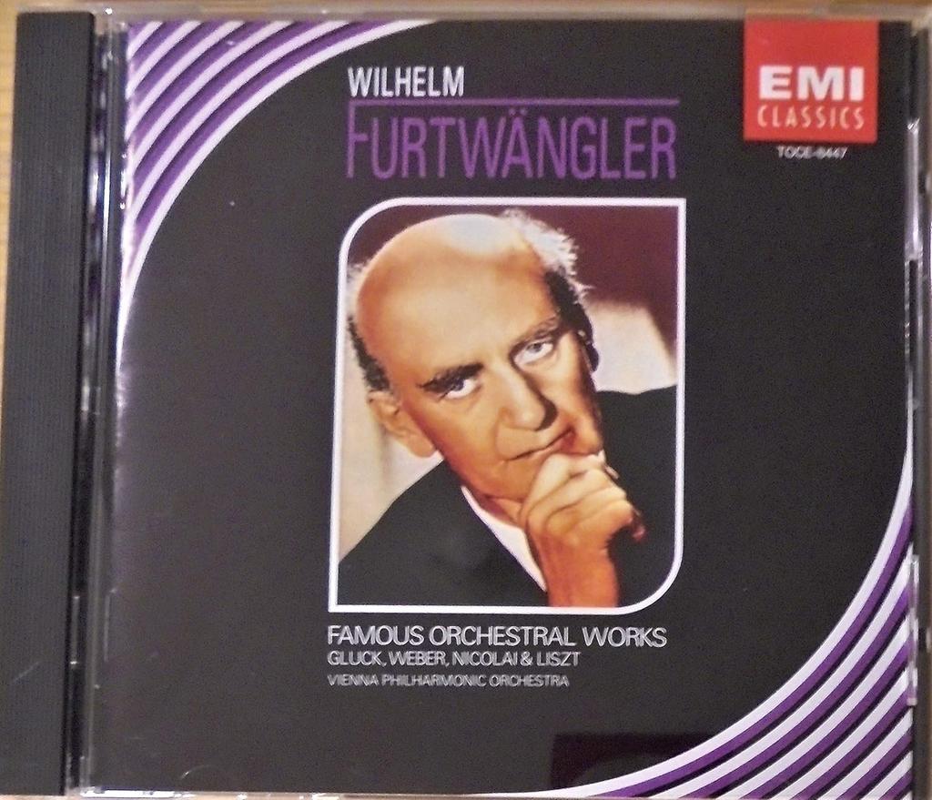 CD GLUCK? WEBER? NICOLAI? LISZT? FURTW - Furtwangler Orchestral Masterpieces TOCE8447 Japan ObiClassical Used