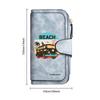 Beach Pattern Wallet Forever Retro Leisure Fashion Multi-card Slot Portable Daily Use Purse