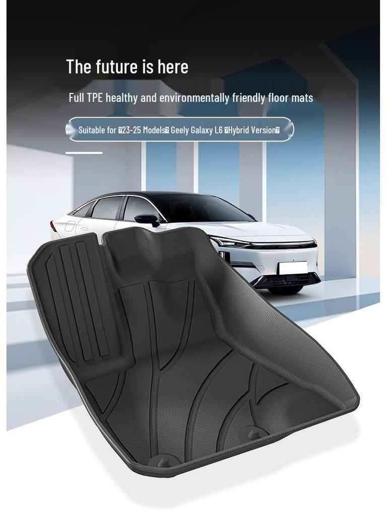 Waterproof, Eco-Friendly Trunk Mats for 23-25 Geely Galaxy L6 Hybrid