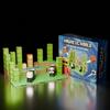Magnetic Building Blocks Mine World Magnet Cube Sets for Boy Girl Kid Age 3+ DIY Pixel style Model Base plate STEM Toy Baseplate