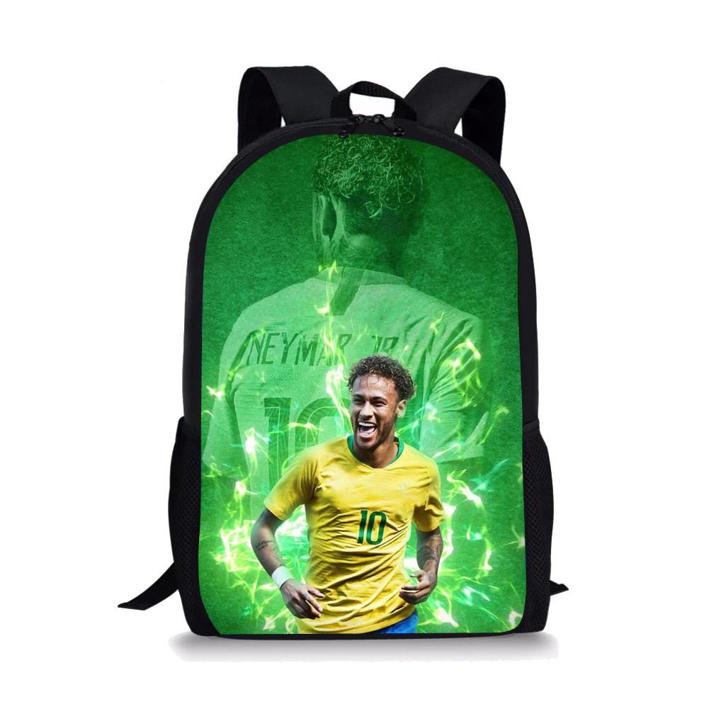 

Themed Sports Messi Student Backpack Breathable Fabric For Education Elementary StyleAAA