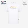 Goldlion Men's Summer Outdoor Printed Crew Neck T-Shirt