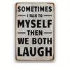 Vintage Funny Quote Tin Metal Sign Wall Art Home Decor Kitchen Bar Garage Man Cave
