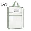 Durable Nylon Mesh Pockets Transparent Document Bag, Portable Lightweight File Organizer with Zipper School Stationery Organizers And Strap,