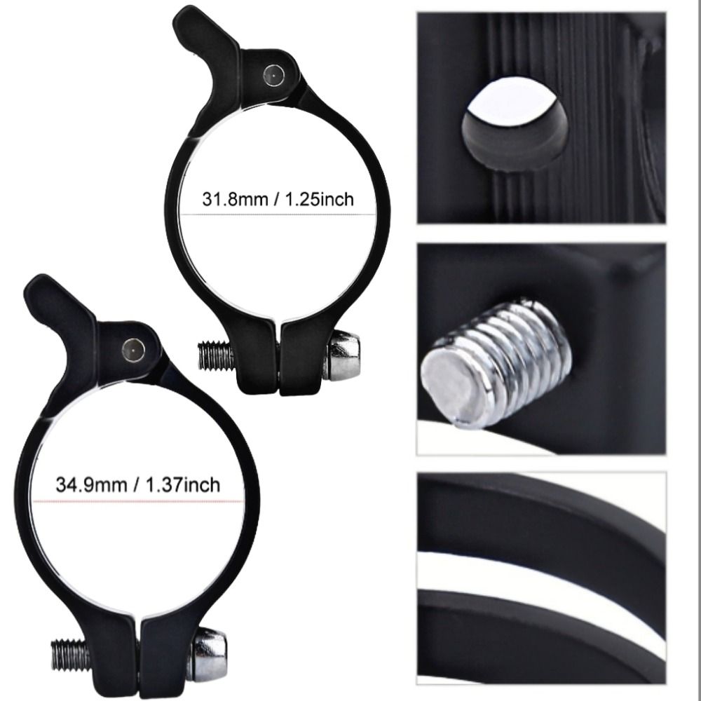 2 Rozmiary Zacisk Przerzutki Przedniej Roweru Regulowany Adapter Przerzutki Przedniej Na Lutowanie Akcesorium Rowerowe
