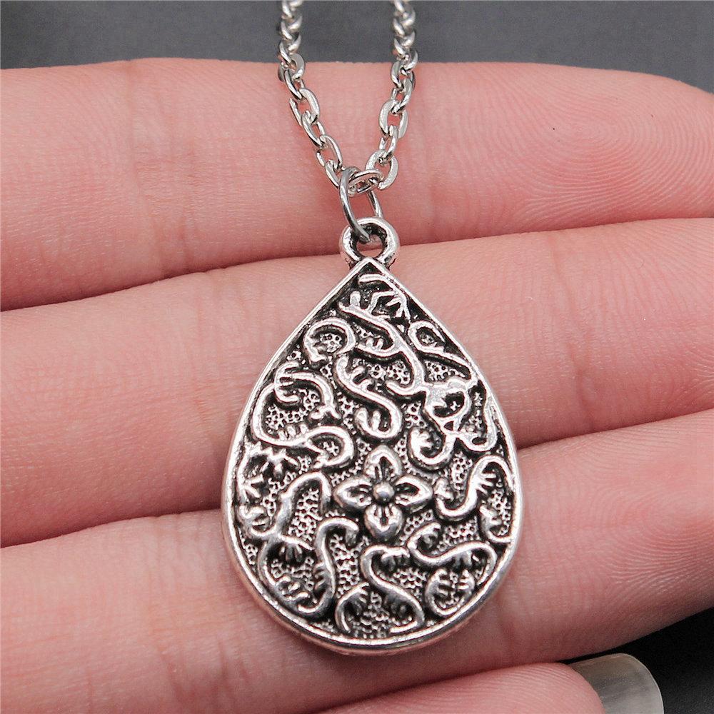 Tree of Life Floral Mandala Pendant Antique Bronze Metal Bridesmaid Choker Necklace Trendy Gift
