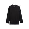 Y-3 Camiseta Unisex de Manga Larga con Cuello Redondo y Estampado de Letras y Números Negro JE9280