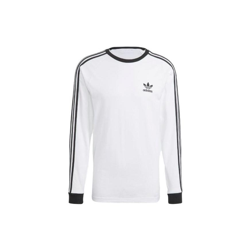 adidas Adicolor Classics 3-Stripes Long Sleeve Tee White Men s IA4879 XL