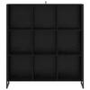 Bookshelf Black Oak Effect 99.5 x 30 x 108.5 cm