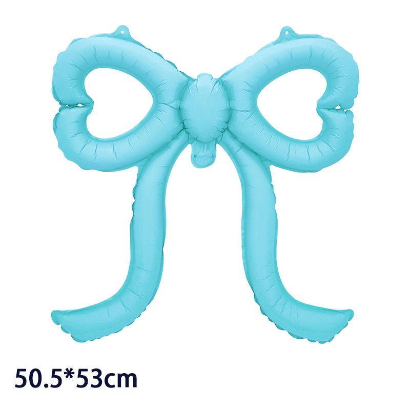 4PC Colorful Cut-Out Bows Balloons Large Pink Bow Party Decorations for Baby Shower Bridal Engagement Wedding Decorat Balloons