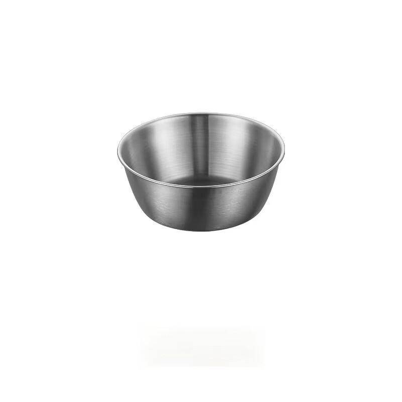 ZISIZ 304 Stainless Steel Korean Serving Bowls with Handle