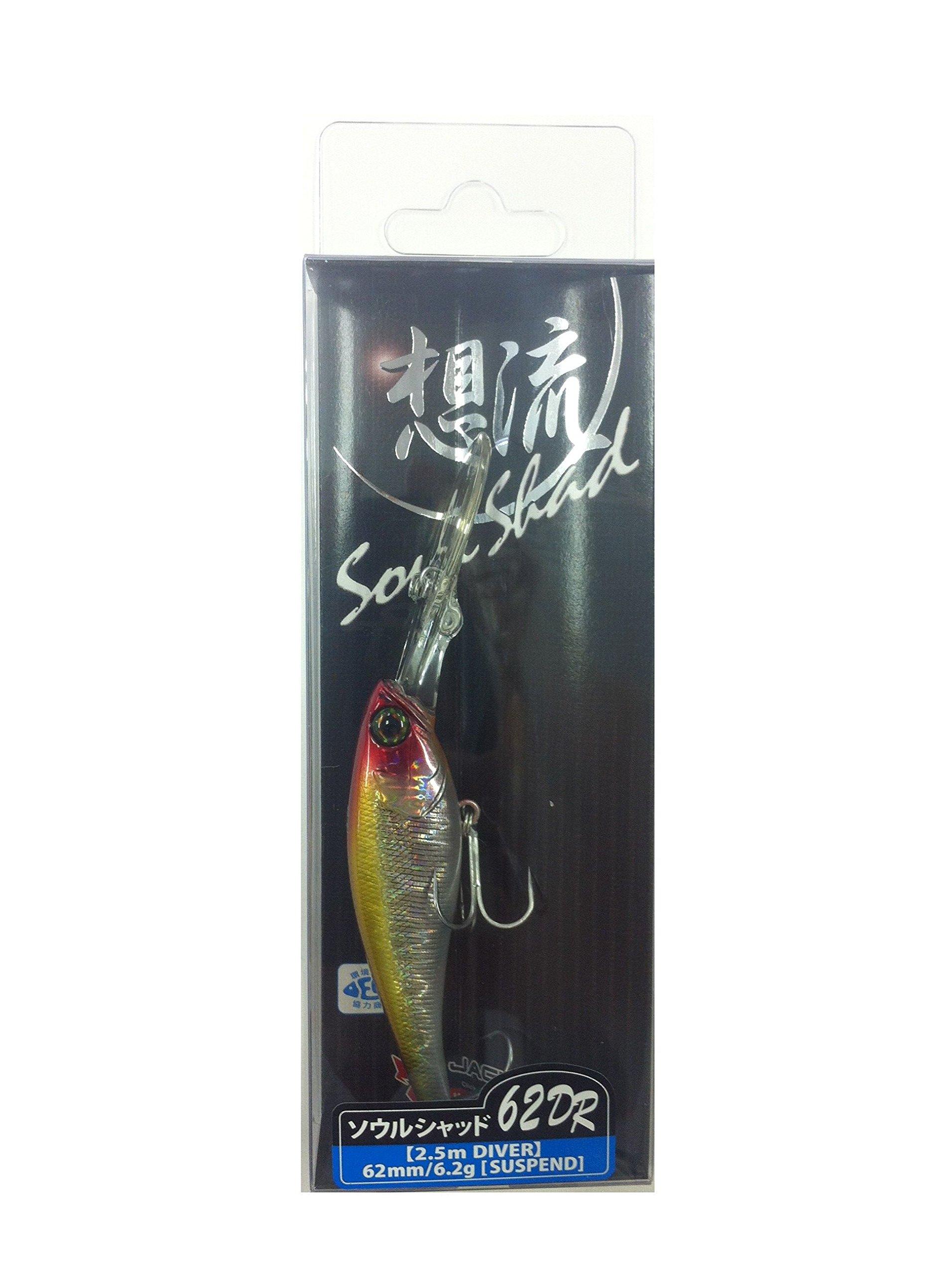 

JACKALL Shad Soul Shad DR SP 62mm HL Flash Crown 6.2g
