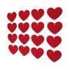 6er Pack Filzherzen 96 Stück Großpackung Rote Girlande Vorgefädelte Banner Valentinstag Dekoration