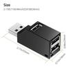 Direct Plug USB3.0 High-Speed 3-Port Multi-Interface Hub Splitter