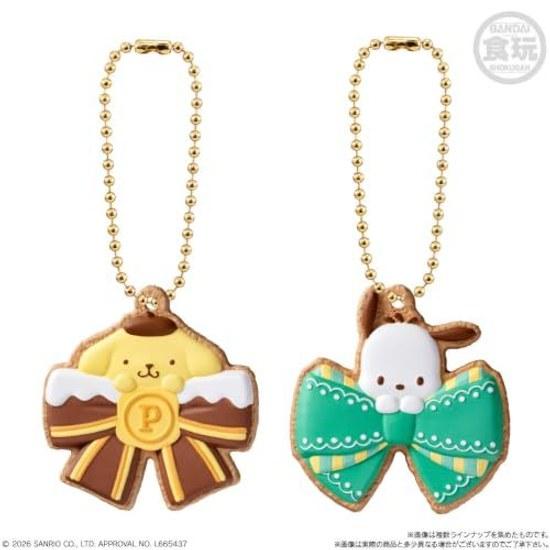 SANRIO CHARACTERS Cookie Charm Cot 2 14 Pieces Box (Gummy)