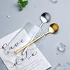 Round Nordic Home Bar Stirring Scoop Tea Spoon Coffee Spoon Tableware Kitchen Supplies