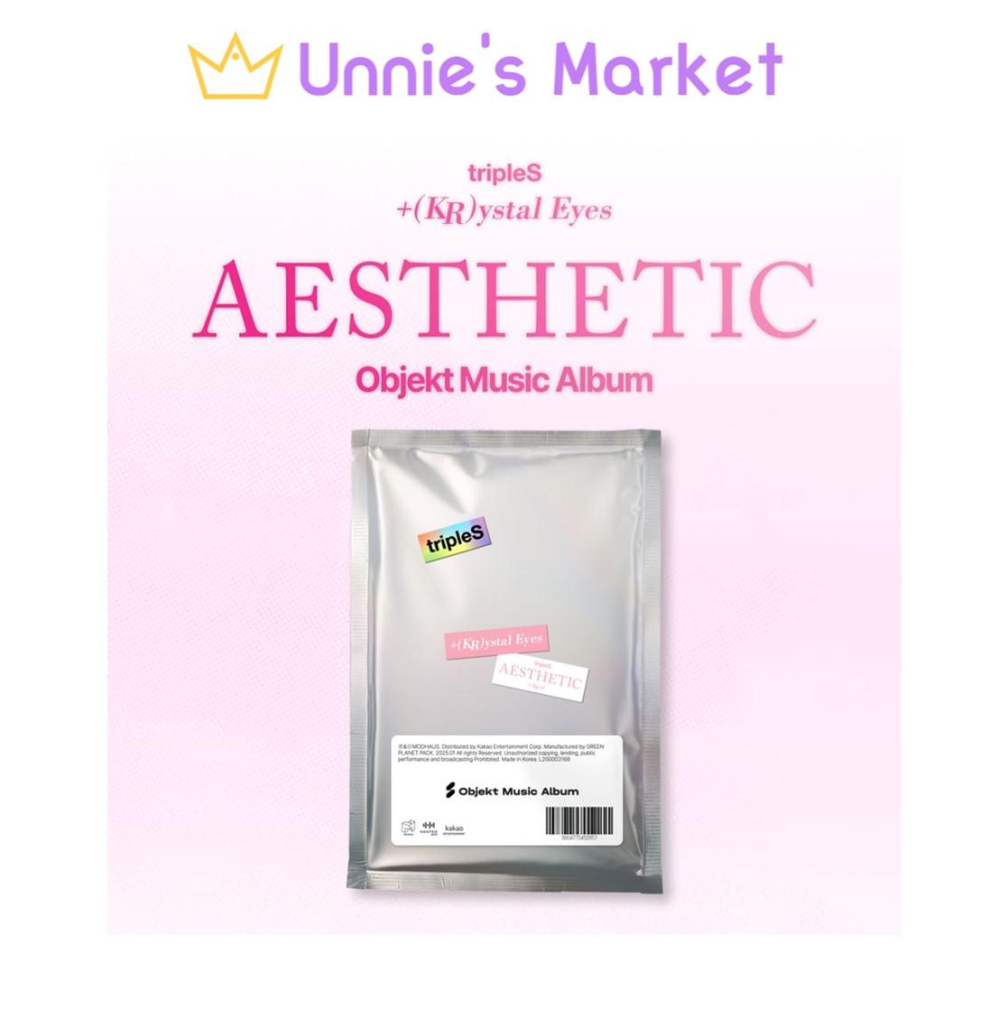 

tripleS - [+(KR)ystal Eyes AESTHETIC] Objekt Music Album RANDOM 1EA