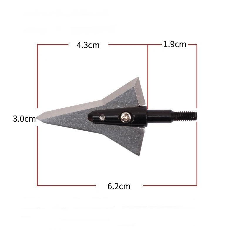 Compound Bow Arrow Tips Stainless Steel Replaceable Head Multi Styles Archery Training And Outdoor Use