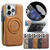 Custodia Magnetica in Pelle con Supporto per Telefono per For Iphone 16 15 Plus 14 13 12 11 Pro Max Cover Protettiva