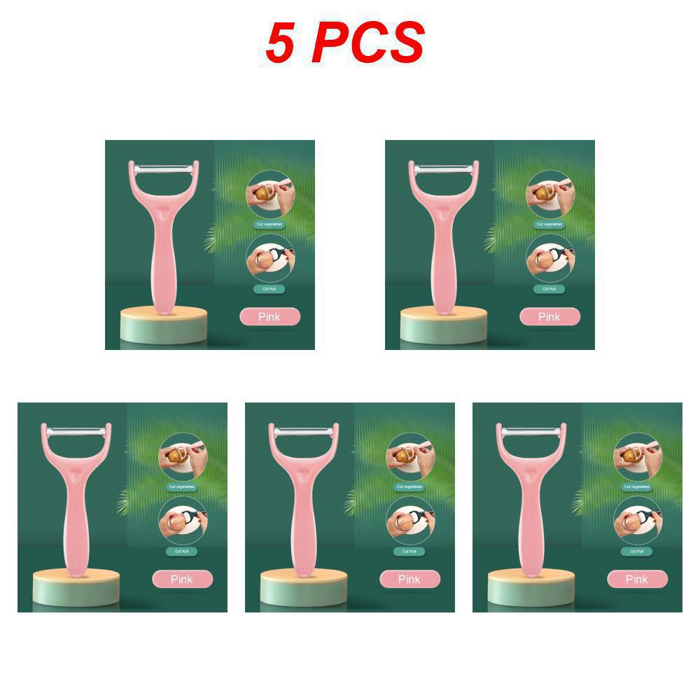 1/5PCS Kitchen Peeler Efficient Versatile Stainless Steel Sharp Blade Household Products Fruit And Vegetable Peelers Durable