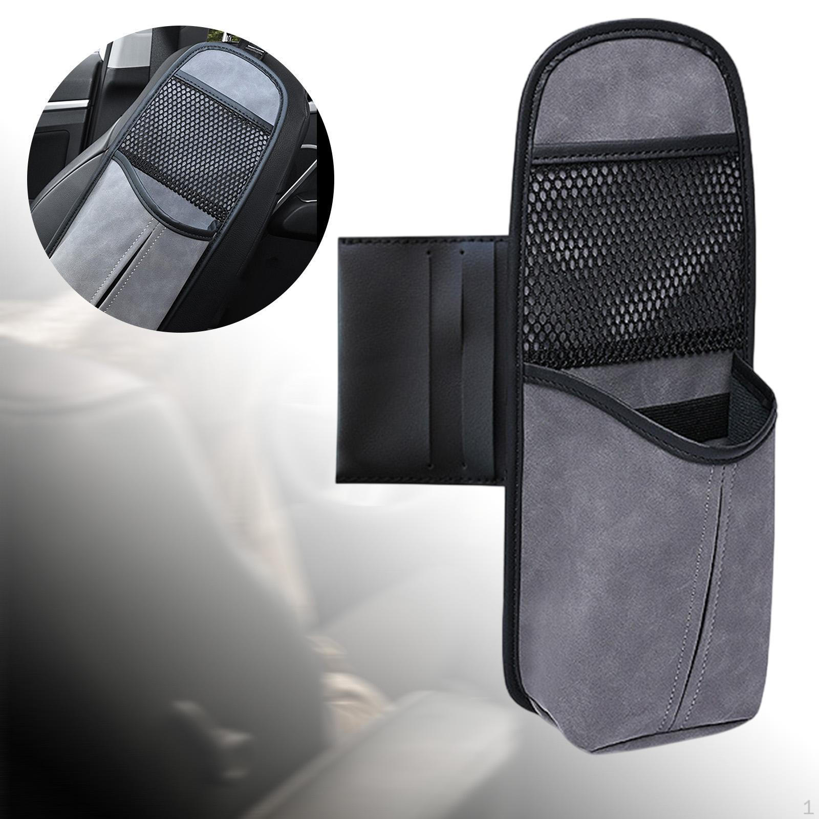 

Органайзер для хранения на боковом сиденье автомобиля, подвесная сумка для заднего сиденья большинства автомобилей серый