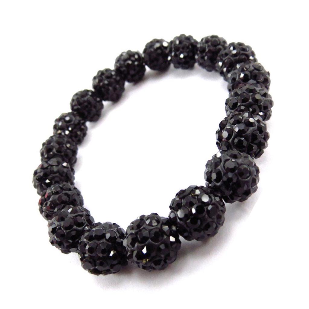 Les Trésors De Lily [J6870] - Bracelet créateur 'Sissi' noir