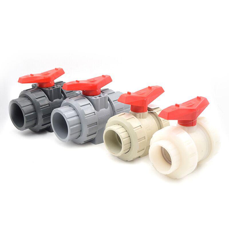 Double Union Live Joint PP Ball Valve with Internal Thread DN15-DN65