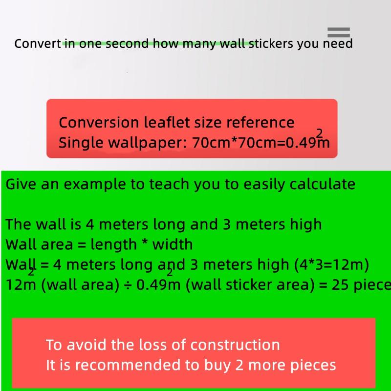 Self-adhesive Anti-collision Romantic and Warm Children's PE Foam 3D Wallpaper DIY Decorative Embossed Wall Stickers 70CM X 70CM