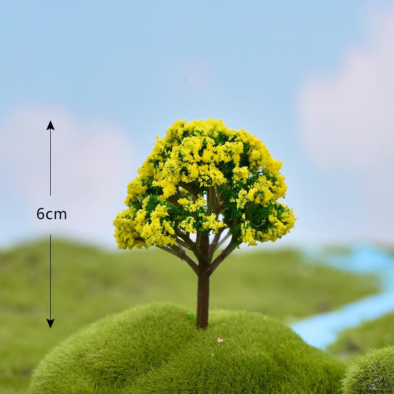 Miniature Model Tree for DIY Landscape Decoration Scale Model Accessories for Train Set Dollhouse Garden Layout and Craft Projects one size