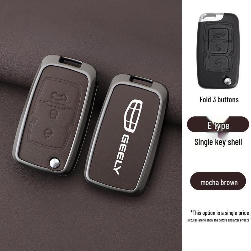 Geely E Model Leather Car Key Holder