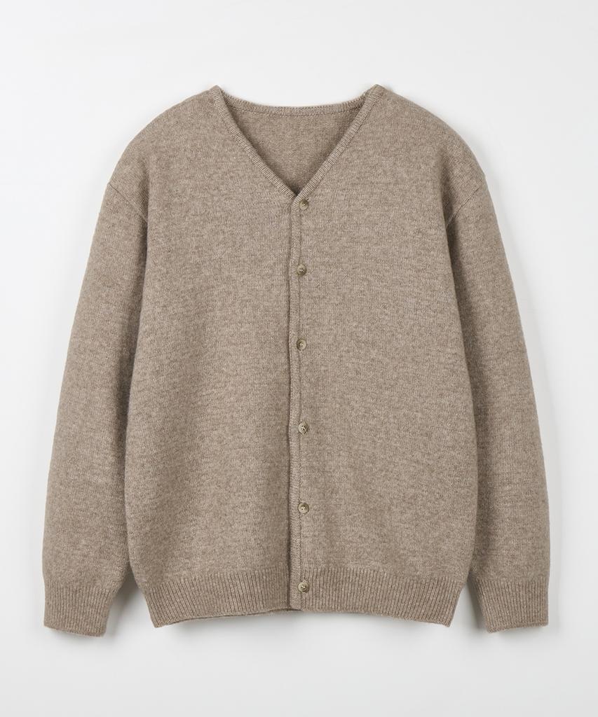Nodu Sage Basic Cardigan [Beige]