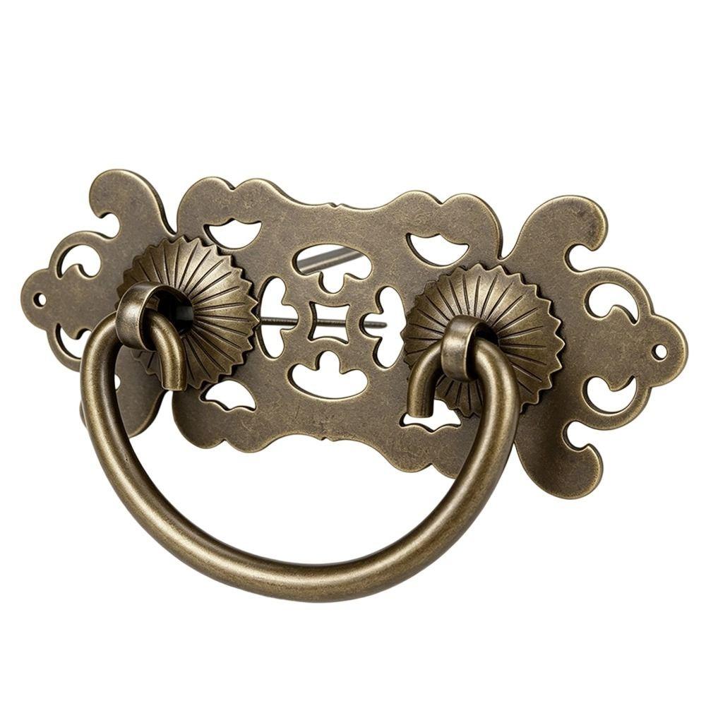 2pcs Easy Install Cabinet Pulls 10.2*4.1cm Furniture Handles Antique Drawer Handles  Drawers