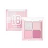 16Brand Mini Mini Edition [Palette + Blusher + 7-type Brush Kit] + Gift Poggle Pouch