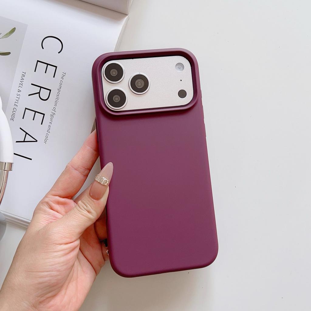 Shockproof Soft Liquid Silicone Phone Case For 18 17 Air 16 16E 15 14 13 12 11 Pro Max Plus Skin Feeling Protection Cover