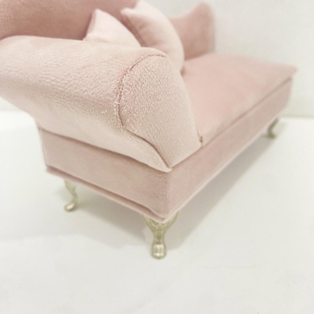 Bracelet Sofa Shaped Jewelry Box Dutch Velvet Doll House Furniture  Jewelry Store