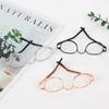 Lensless Plush Doll Eyeglasses Round Frame Doll Accessories Creative Doll Glasses  for 20cm Dolls