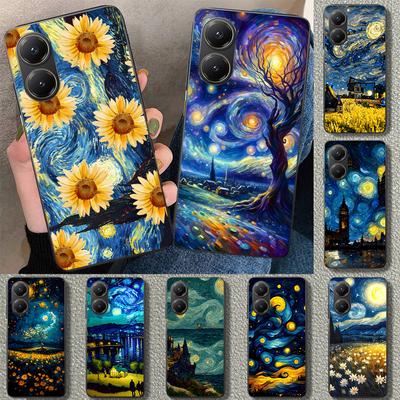 Starry Night Van Gogh Art Phone Case Cover for Xiaomi Poco X6 X5 X7 Pro F7 Ultra Redmi 15C 15 13C 13 12C 12 10C 10 10A 9C 9A 9T