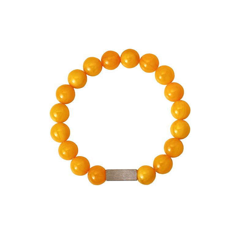 

Support Lettering Stainless Steel Volcanic Stone Beaded Bracelet, Matte Bead Turquoise Couple Gift Bead Bracelet