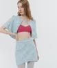 SILN Tweed Mini Skirt (Blue)