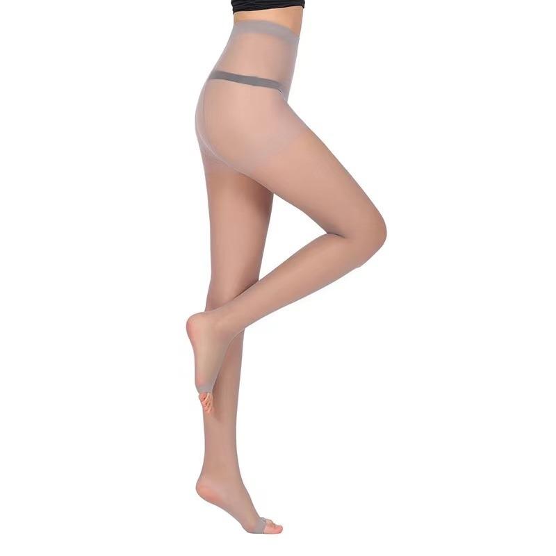 

Сексуальные женские колготки, чулки с пальцами, с открытым носком, с эффектом кожи, нейлоновые колготки, эластичные чулки до бедра, длинные чулки, женские колготки One Size