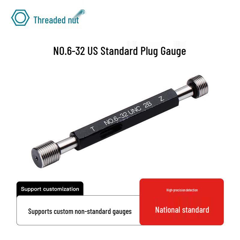 American Standard 2B Thread Plug Go/No-Go Gauge NO.6-32UNC Accuracy 2B