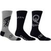 Queen Unisex Adult Logos Crew Socks (Pack of 3)