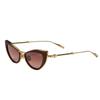 Valentino Garavani Rose Gradient Cat Eye Ladies Sunglasses Vls 102 C 50