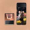 Cute Hamster Coque For Samsung Z Flip7 6 Galaxy Case Shockproof Z Flip5 Z Flip3 4 5G Hard Cover Phone TPU PC Hard Funda