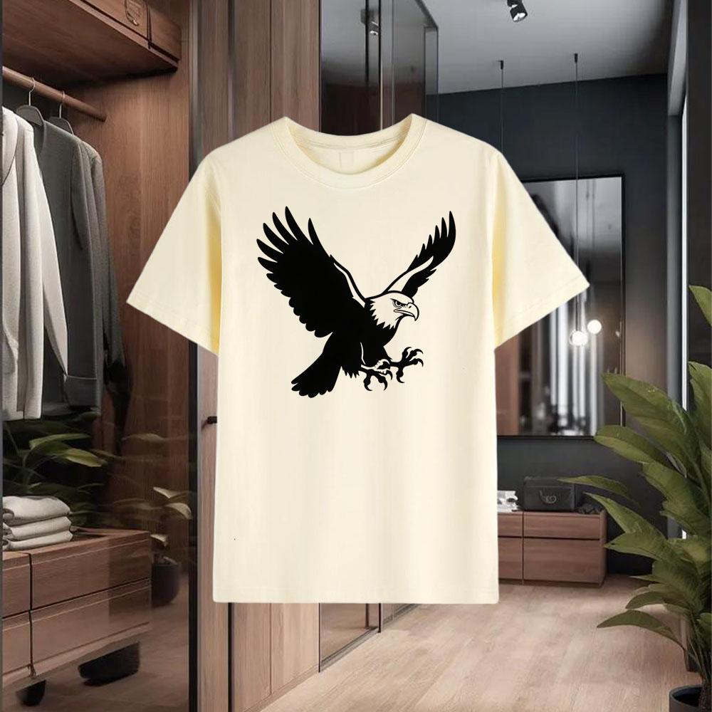 New Fashionable Loose - Fitting Men's T - Shirts 100% Pure Cotton Perfect for Summer Leisure and Highly Versatile